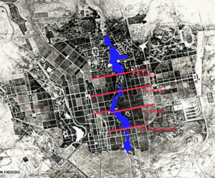 Карта юзовки и окрестностей 1911 года