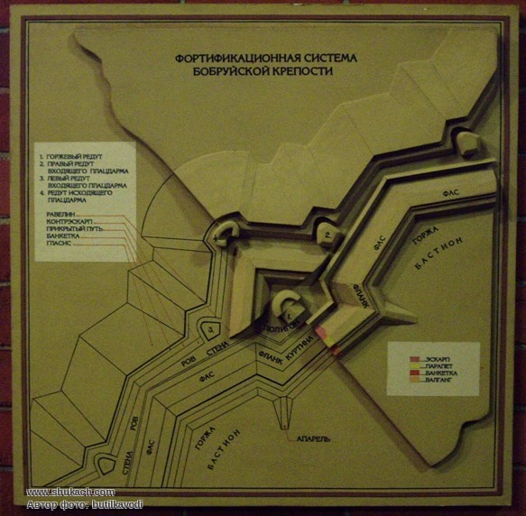 Бобруйская крепость чертежи