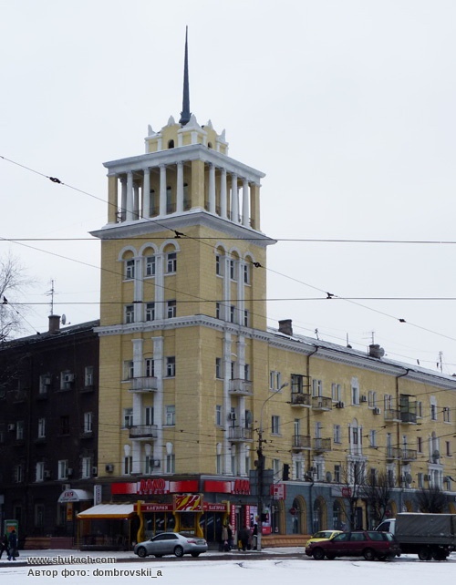 Карта дзержинска дом со шпилем